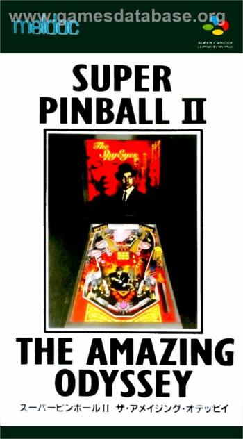 Cover Super Pinball II - Amazing Odyssey for Super Nintendo
